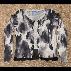 Vera Wang Open Front Cardigan